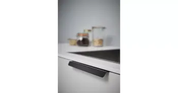 Furnipart Fogantyú  ACCENT  160mm, alu csiszolt fekete 3.Kép