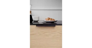 Furnipart Fogantyú  ARTISAN  160mm, alu csiszolt matt fekete 2.Kép