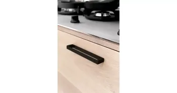 Furnipart Fogantyú  CUBICO  192mm, fém fekete 2.Kép