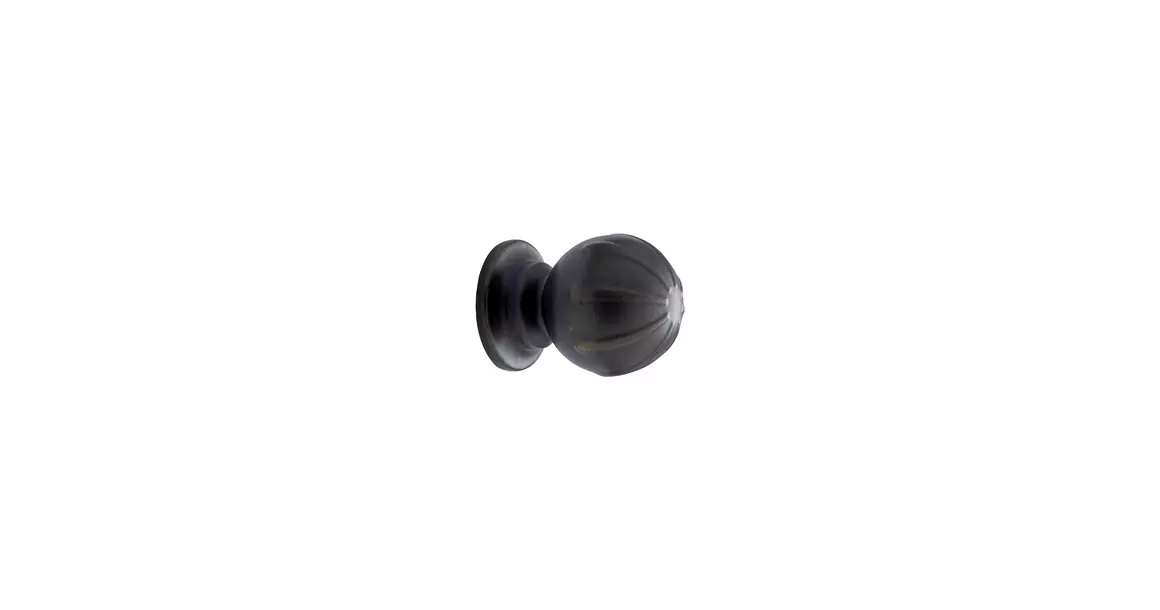 Furnipart Fogantyú  BANISTER gomb, fém antik barna