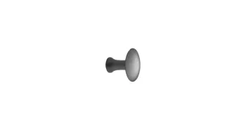 Furnipart Fogantyú  CASTLE w/O-ring gomb fém antik szürke 1.Kép