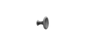 Furnipart Fogantyú  BELL gomb, fém, anti szürke 1.Kép