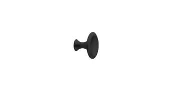 Furnipart Fogantyú  BELL gomb, fém fekete matt 1.Kép