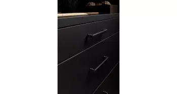 Furnipart Fogantyú  BOUNCE  160mm, fém fekete matt 3.Kép