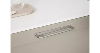 Furnipart Fogantyú  D-LITE  160mm, fém fényes nikkel 2.Kép