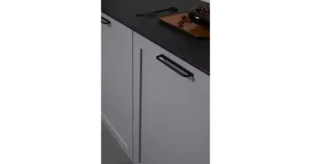 Furnipart Fogantyú  D-LITE  160mm, fém fekete matt 3.Kép