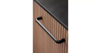Furnipart Fogantyú  CARVE  160mm, fém fekete matt 2.Kép