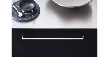 Furnipart Fogantyú  CARVE  320mm, fém csiszolt antracit 2.Kép