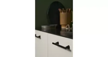 Furnipart Fogantyú  DELTA  160mm, fém fekete matt 2.Kép