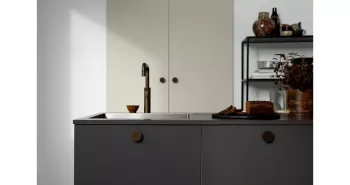 Furnipart Fogantyú  CIRCLE gomb, fém antik barna 3.Kép