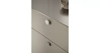 Furnipart Fogantyú  CIRCLE gomb, fém szálcsiszolt 2.Kép