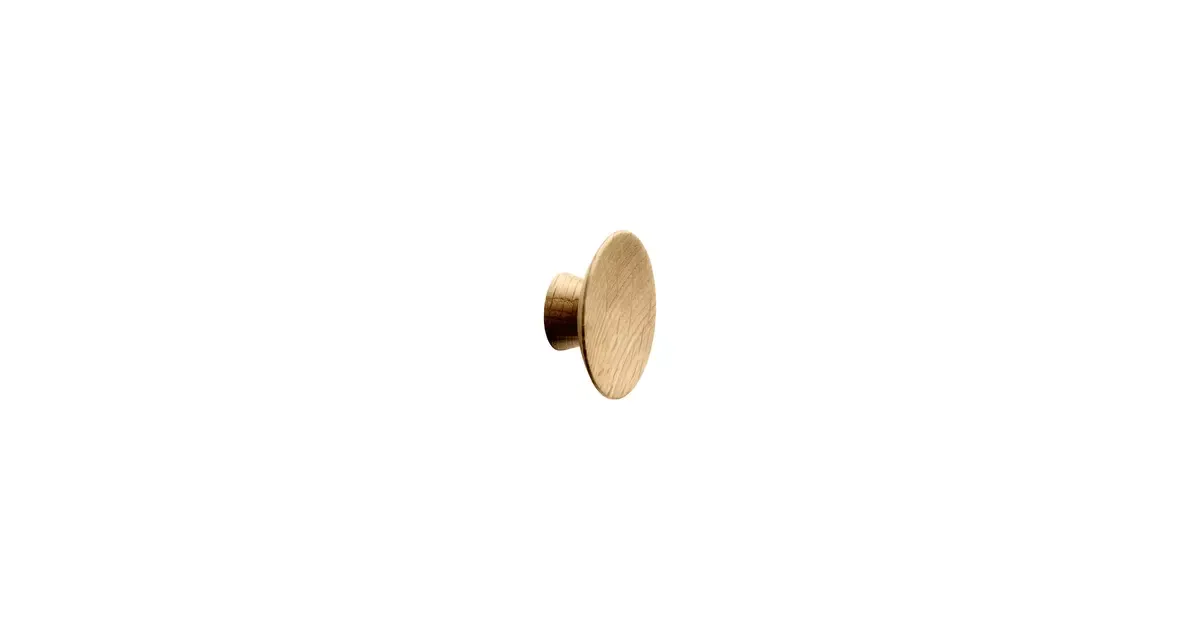 Furnipart Fogantyú  OLYMPIA gomb, 50mm fa, lakkozott tölgy