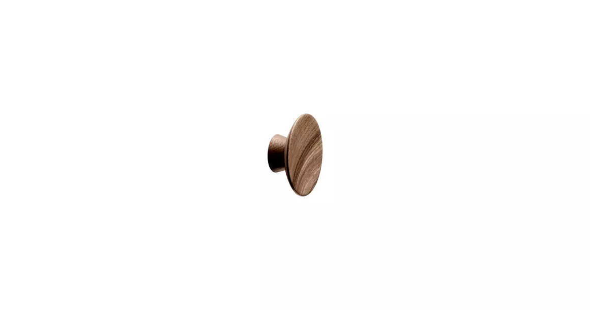 Furnipart Fogantyú  OLYMPIA gomb, 65mm fa, lakkozott dió