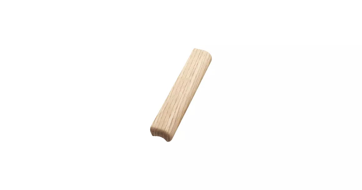 Furnipart Fogantyú  GLOVE  160mm, fa lakkozott tölgy