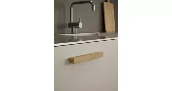 Furnipart Fogantyú  ELAN  160mm, fa lakkozott tölgy 2.Kép