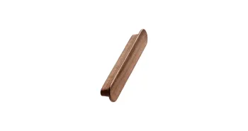 Furnipart Fogantyú  TUBA  256mm, fa lakkozott dió 1.Kép