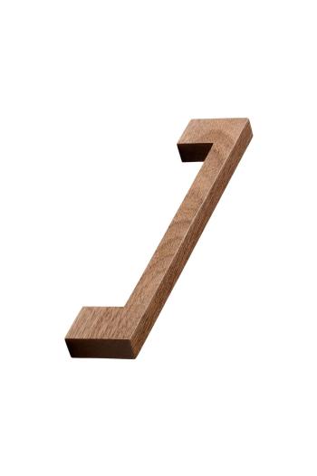 Furnipart Fogantyú  URBAN  160mm, fa lakkozott dió 1.Kép