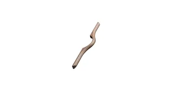 Furnipart Fogantyú  EROS  192mm, fa lakkozott dió 1.Kép
