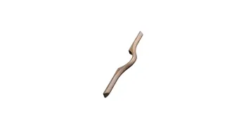 Furnipart Fogantyú  EROS  192/512mm, fa lakkozott dió 1.Kép