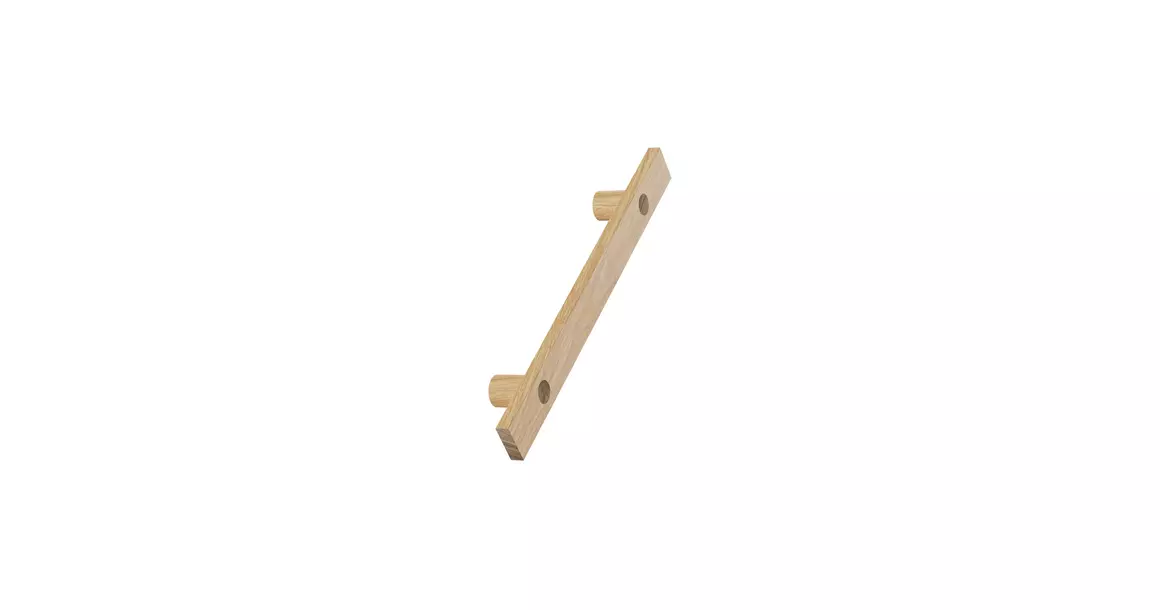 Furnipart Fogantyú  LONGA  160mm, fa lakkozott tölgy