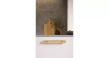 Furnipart Fogantyú  LONGA  160mm, fa lakkozott tölgy 2.Kép