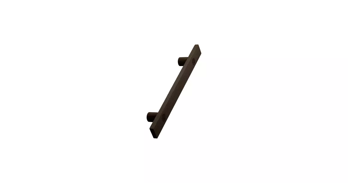 Furnipart Fogantyú  LONGA  160Mm, fa pácolt tölgy