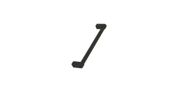 Furnipart Fogantyú  REGULAR 2  640mm acél, fekete matt 1.Kép
