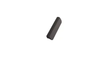 Furnipart Fogantyú  FALL  128mm, alu csiszolt fekete 1.Kép