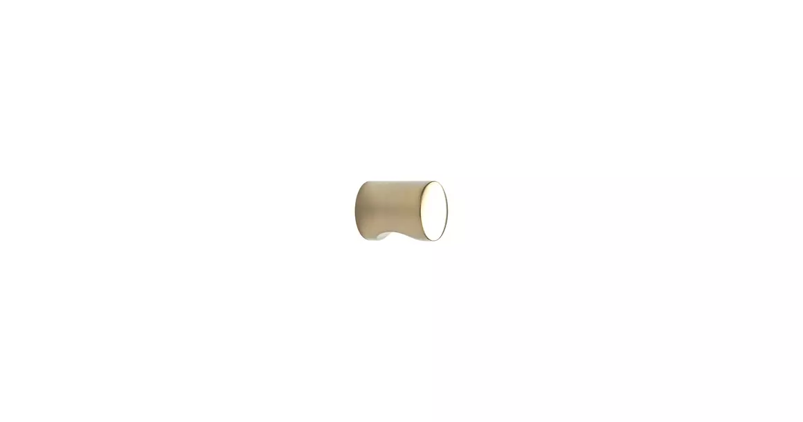 Furnipart Fogantyú  TUMBLER gomb sárgaréz, polírozott sárgaréz