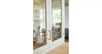 Furnipart Fogantyú  TUBULAR   96mm sárgréz, polírozott sárgaréz 3.Kép