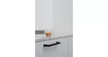 Furnipart Fogantyú  PAGODA  160mm, öntöt vas, fekete 3.Kép