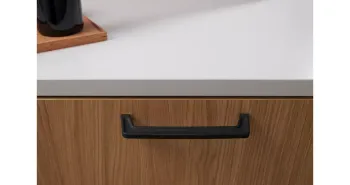 Furnipart Fogantyú  PAGODA  160mm, öntöt vas, fekete 2.Kép
