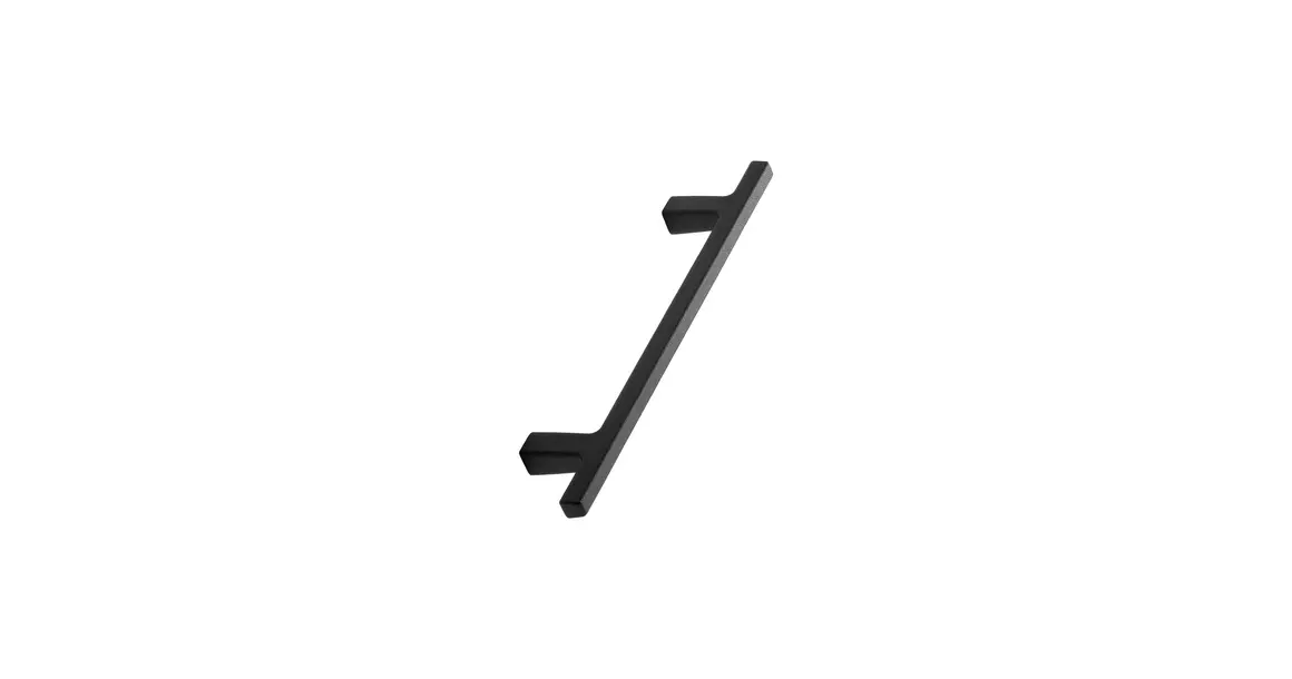 Furnipart Fogantyú  PEN  128mm, öntött vas, fekete