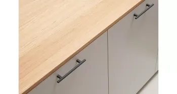 Furnipart Fogantyú  PEN  128mm, öntött vas, fekete 4.Kép