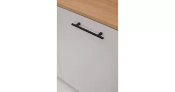 Furnipart Fogantyú  PEN  128mm, öntött vas, fekete 2.Kép