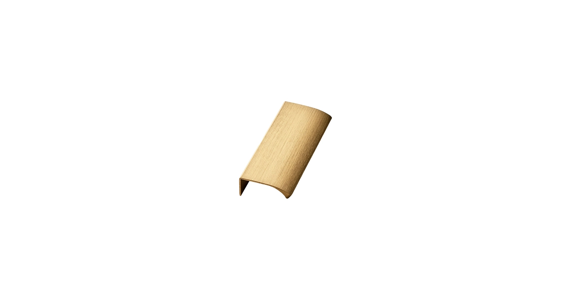 Furnipart Fogantyú  EDGE Straight   60mm alu, csiszolt sárgaréz