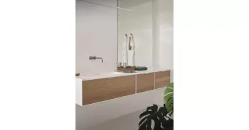 Furnipart Fogantyú  EDGE Straight   60mm alu, bézs textúrált 3.Kép