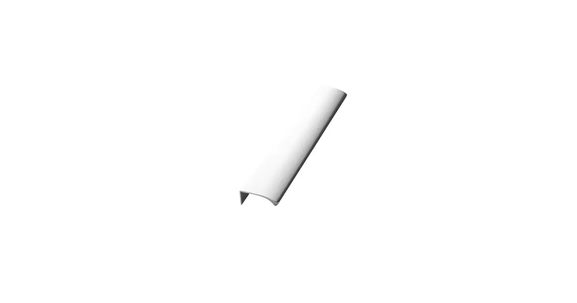 Furnipart Fogantyú  EDGE Straight 80-160mm, alu, fényes elox