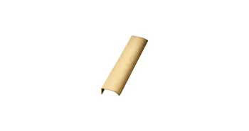 Furnipart Fogantyú  EDGE Straight 80-160mm, alu, csiszolt sárgaréz 1.Kép