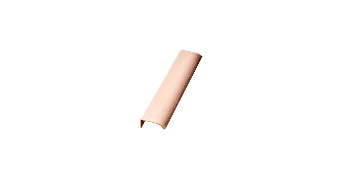 Furnipart Fogantyú  EDGE Straight 80-160mm, alu, csiszolt rose gold