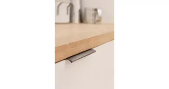 Furnipart Fogantyú  EDGE Straight 80-160mm, alu, csiszolt antracit 2.Kép