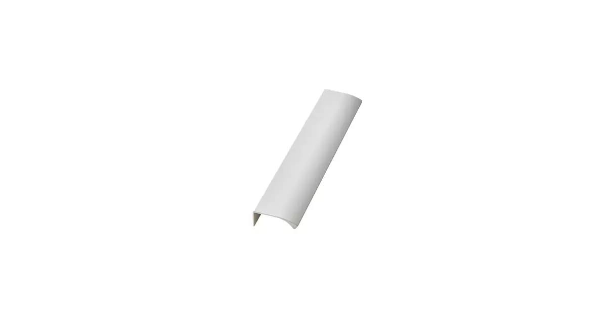 Furnipart Fogantyú  EDGE Straight 80-160mm, alu, fehér textúrált