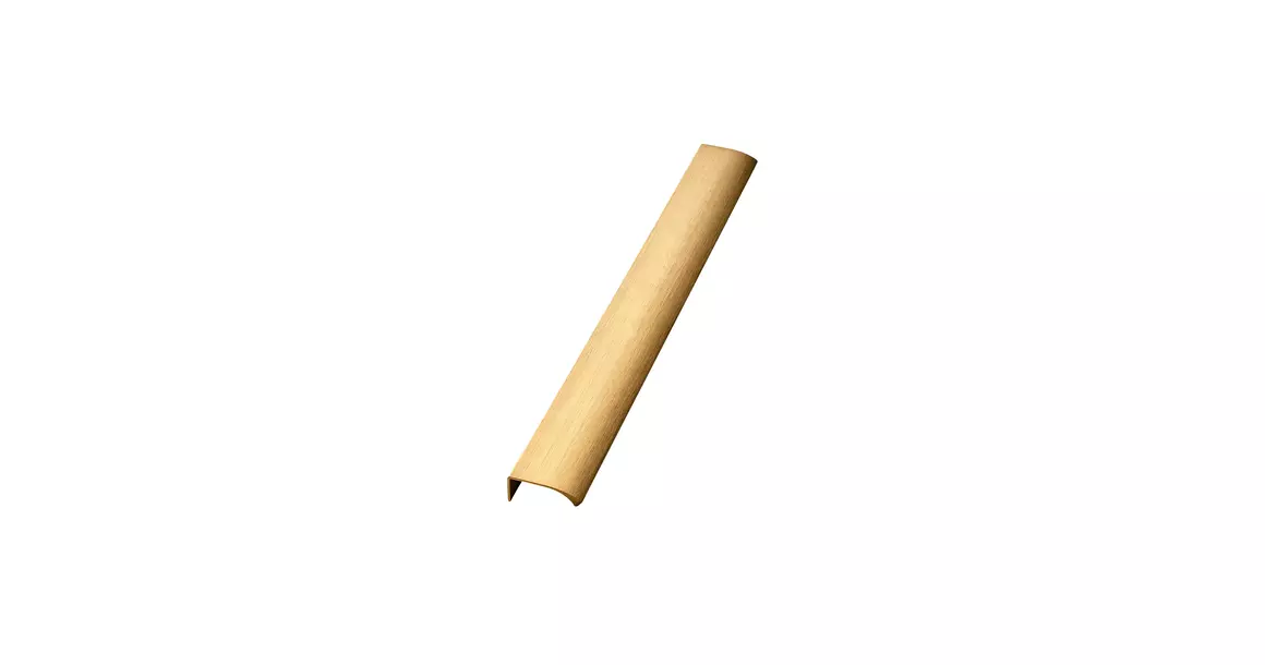 Furnipart Fogantyú  EDGE Straight 160-320mm, alumínium, csiszolt sárgaréz