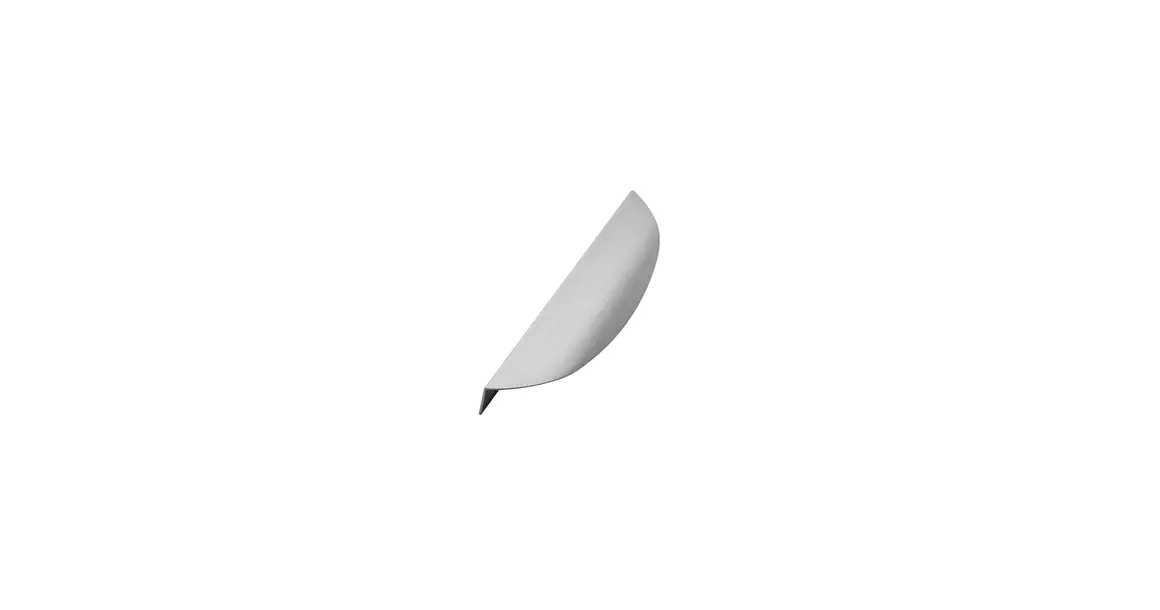 Furnipart Fogantyú  EDGE Bow  160mm, alu szálcsiszolt