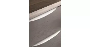 Furnipart Fogantyú  EDGE Bow  160-320mm alu, szálcsiszolt 2.Kép