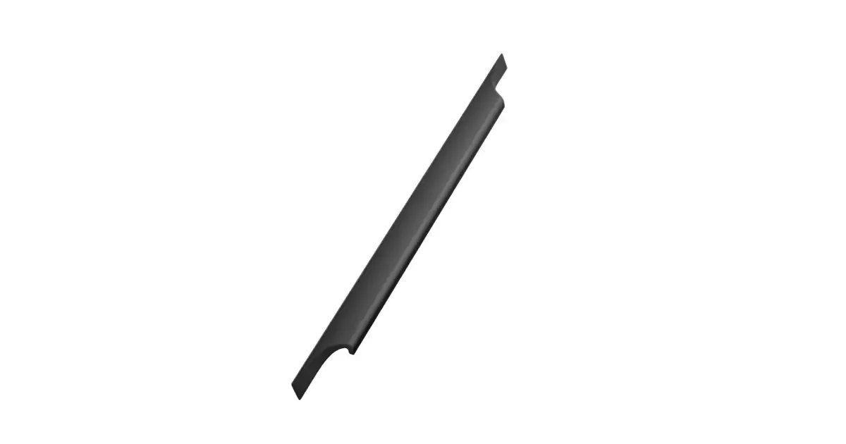 Furnipart Fogantyú  PRIMO Slim 123-246-369mm, alu, fekete