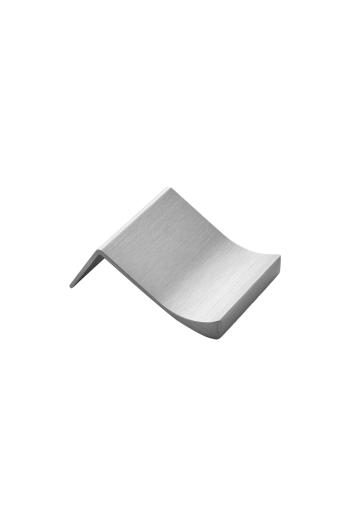 Furnipart Fogantyú  EDGE Straight Upward 20mm, alu, szálcsiszolt 1.Kép