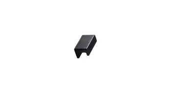 Furnipart Fogantyú  STATION   32mm, alu csiszolt matt fekete 1.Kép