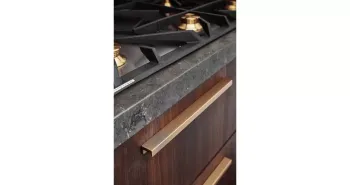 Furnipart Fogantyú  STATION  320mm, alu csiszolt sárgaréz 2.Kép