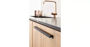 Furnipart Fogantyú  STATION  320mm, alu csiszolt fekete matt 2.Kép